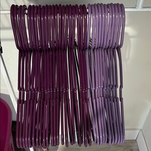 Lot of 33 Purple Hangers